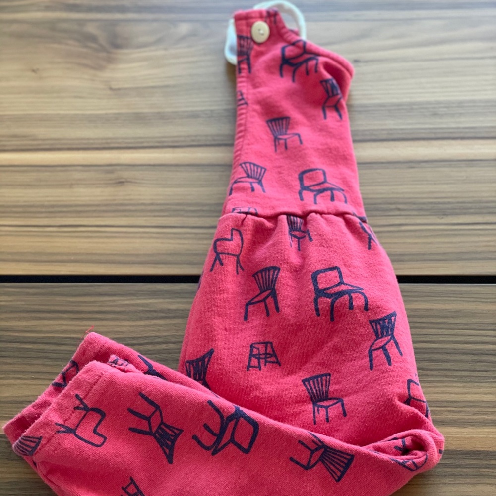 Zara red pattern overall (18-24m)